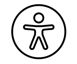 Icon: Person in einem Kreis